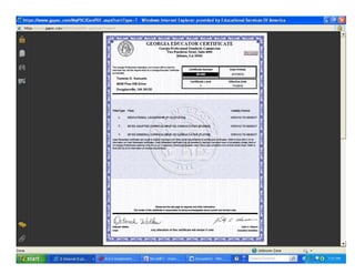 GA Certificate 2012