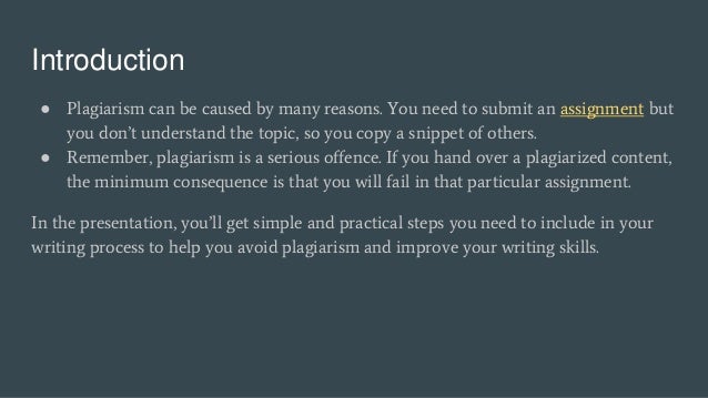 Research paper no plagerism