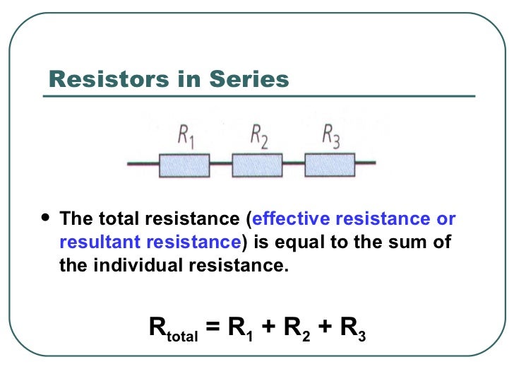 Image result for ppt image of resistance in series and parallel