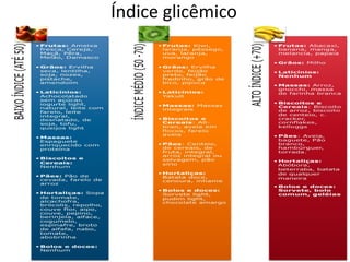 Índice glicêmico
 