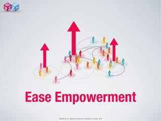 WUZZIN © is a registered trademark of WUZZIN s.l. October 2014
Ease Empowerment
 