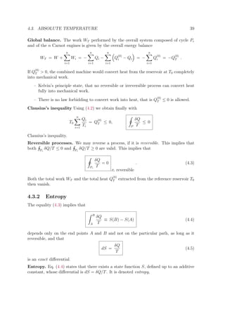 entropy and second law of thermodynamics | PDF