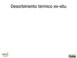 Desorbimento termico ex-situ 