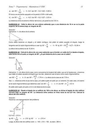 4 eso b-07-trigonometria | PDF