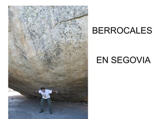 BERROCALES
EN SEGOVIA

 