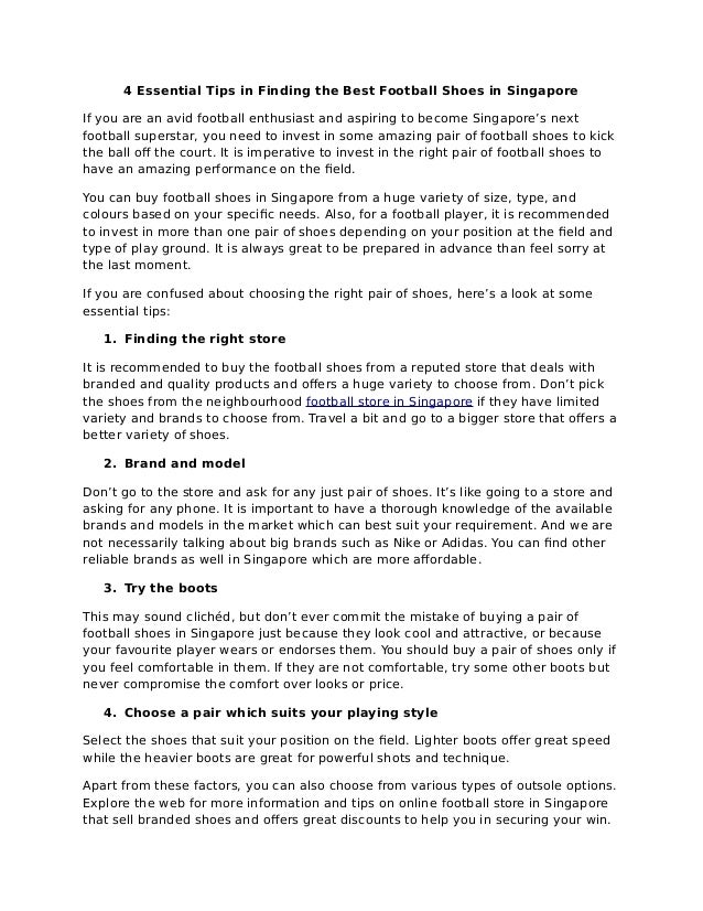 best football shoes brand