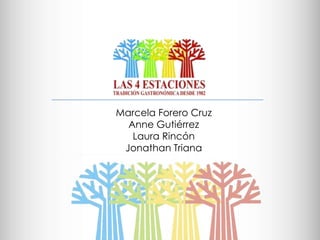 Marcela Forero Cruz
Anne Gutiérrez
Laura Rincón
Jonathan Triana
 