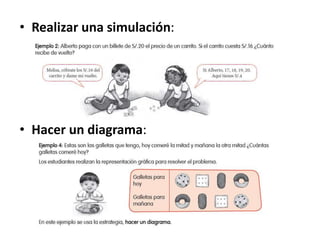 • Realizar una simulación: 
• Hacer un diagrama: 
 