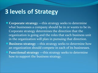 4 E of corporate strategy | PPT