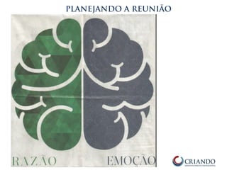 PLANEJANDO A REUNIÃO
 