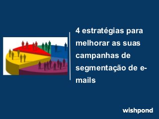 4 estratégias para
melhorar as suas
campanhas de
segmentação de emails

 