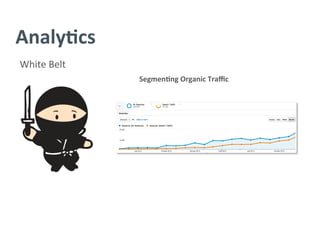 Analy/cs	
  
White	
  Belt	
  
Segmen/ng	
  Organic	
  Traﬃc	
  
 