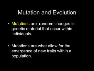 Evolution In Random Process 4 Evolutionary Processes | PPTX