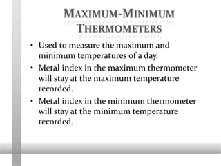 Minimum Temperature 4E Weather & Climate | PPTX