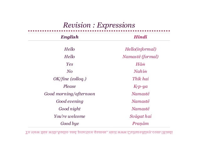 Basic Hindi Lesson 4 Express Gratitude Basic Hindi Lesson 4 Express Gratitude