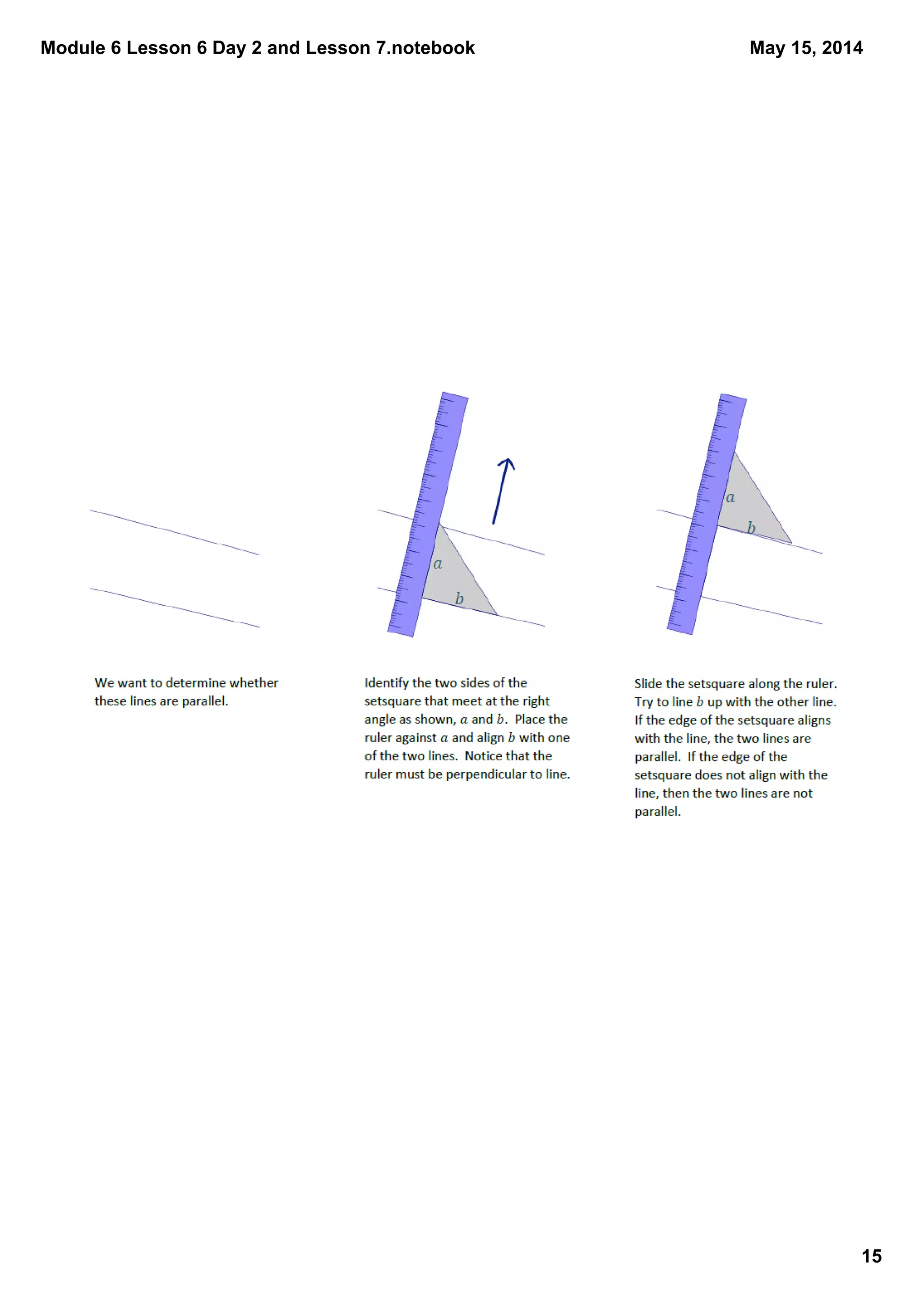 Module 6 Lesson 6 Day 2 and Lesson 7.notebook
15
May 15, 2014
 