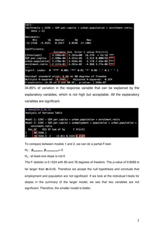 mean decrease in accuracy (a) and mean decrease in... Gini index and income inequality | PDF