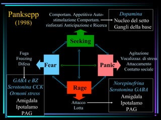 Panksepp Rage System Neurobiologia delle emozioni | PPT