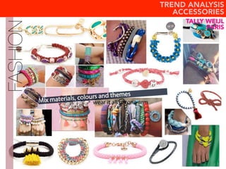 TREND ANALYSIS
ACCESSORIES
TALLY WEIJL
PARIS
 