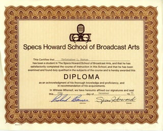 Specs_Howard_diploma  OPT