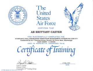 KNOWLEDGE OPS CERT