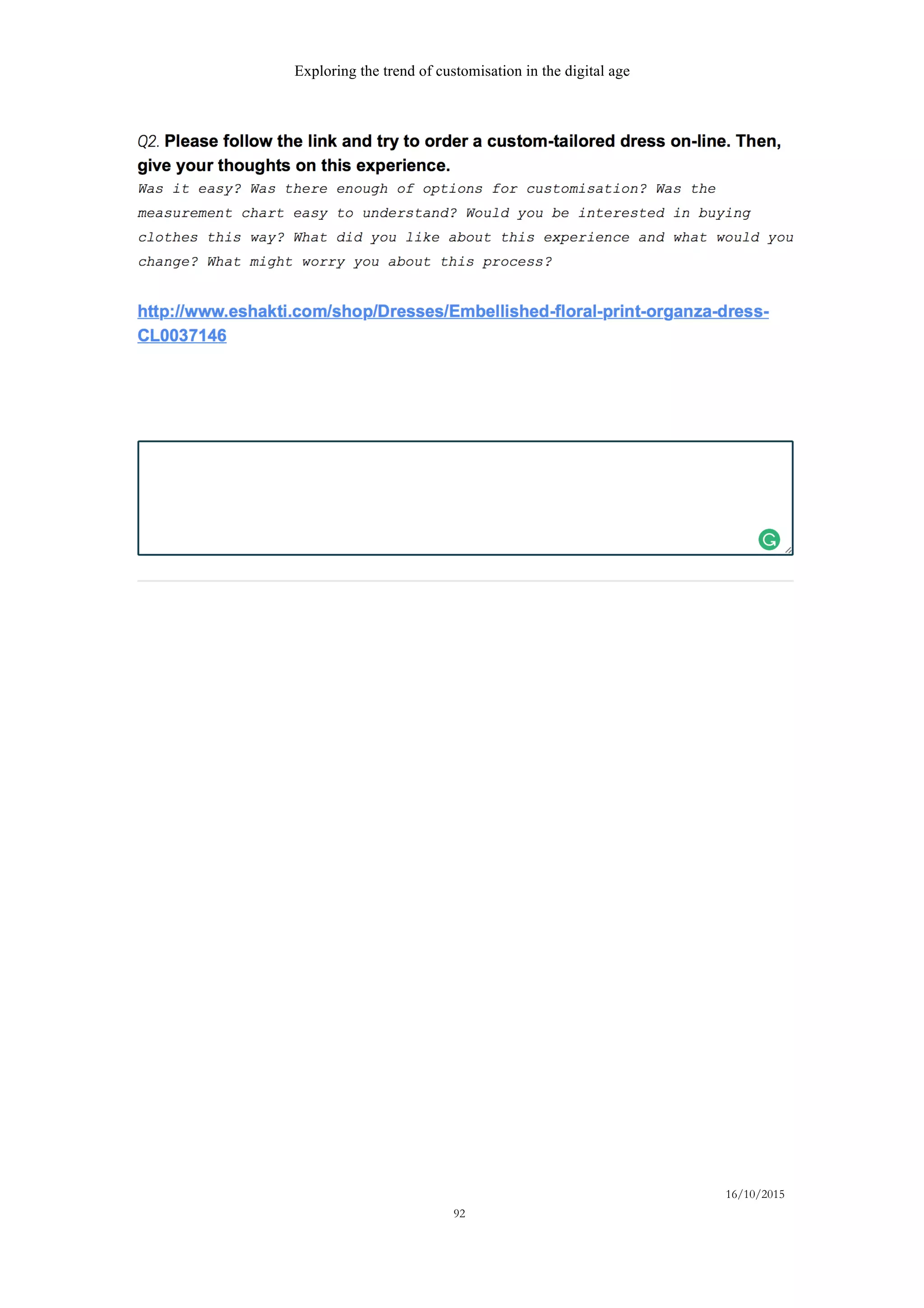 Exploring the trend of customisation in the digital age
16/10/2015
92
 