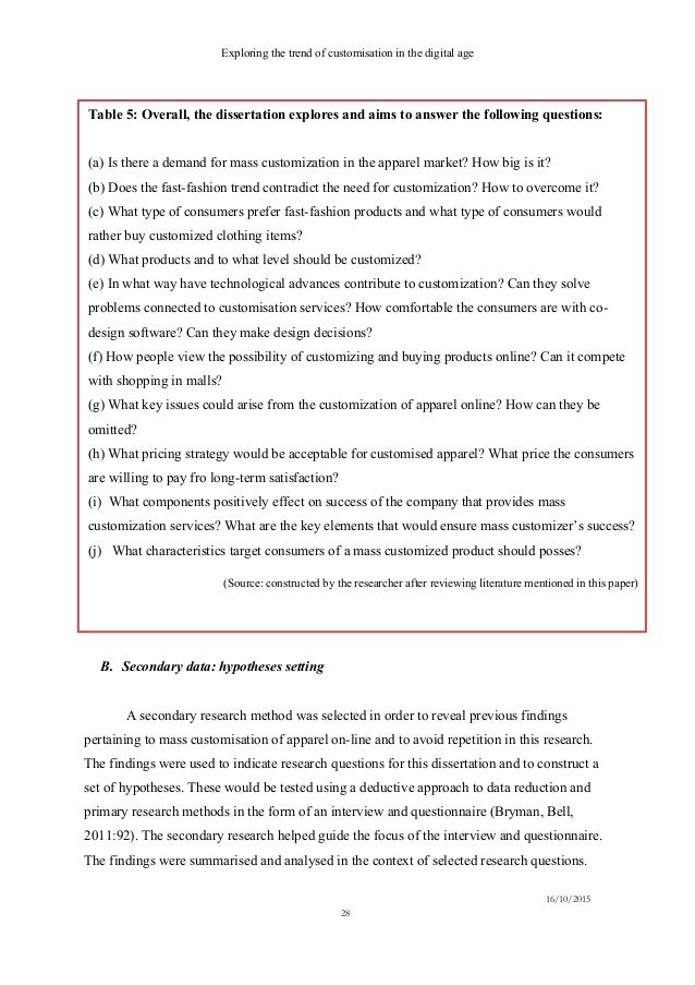 dissertation thesis writing quantitative