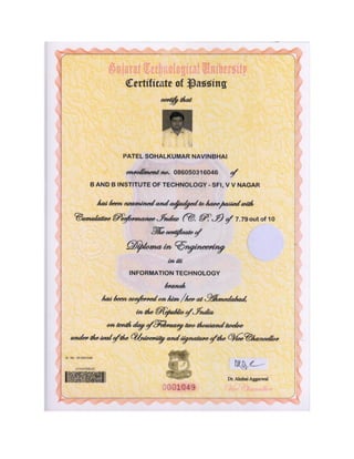 Diploma Documents