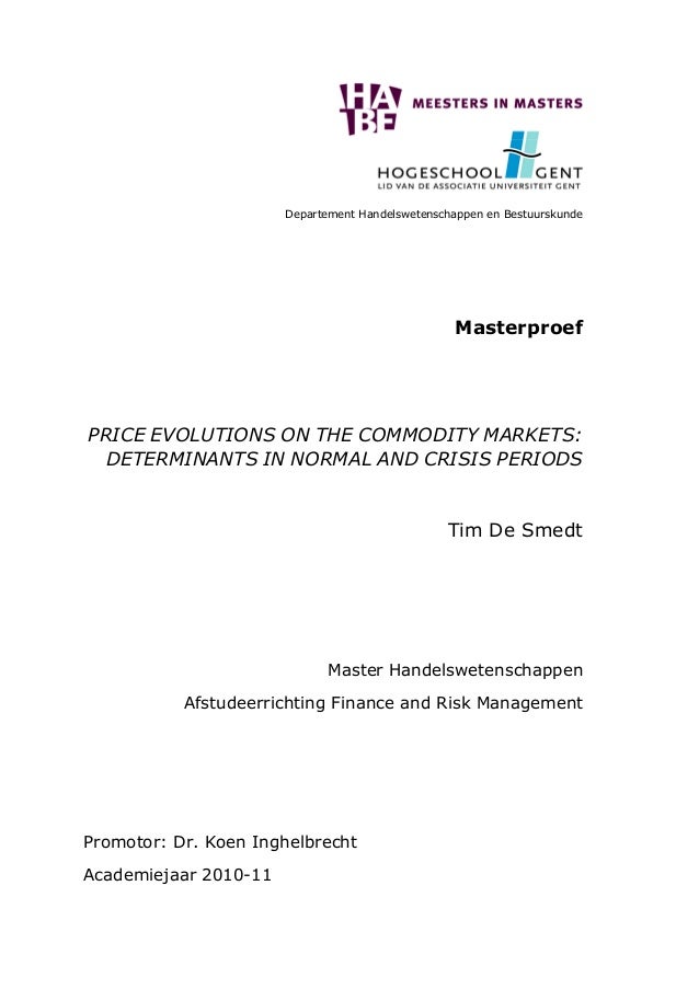 Phd thesis on commodity derivatives
