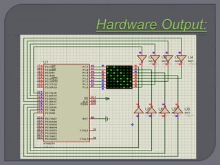 8x8 dot matrix(project) | PPTX
