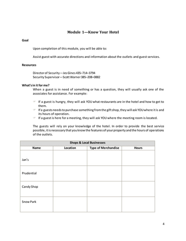 Security Officer Training Manual PDF