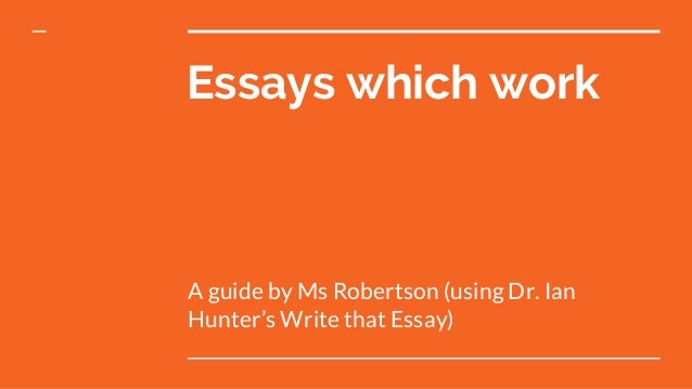 write that essay