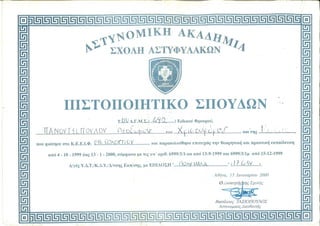 hellenic police diploma
