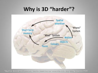 Why is 3D “harder”?
“Human Based Visual Communication” presentation by Dan Young – Corporate CMKCours de Gestion des SI Décisionnels - MASTER 1 MIAGE Paris-Sud Année 2014-2015 – Abed Ajraou - Tous droits réservés
 