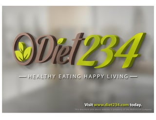 Diet234 Brochure