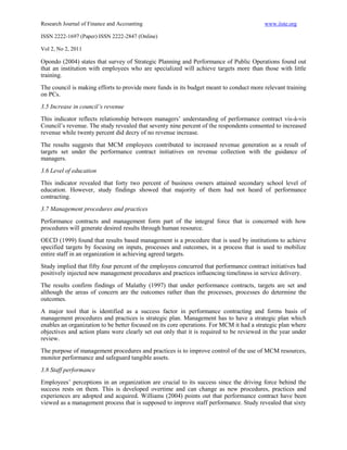 4 factors affecting implementation of performance contract | PDF