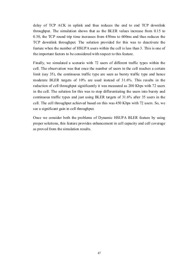 Tcp master thesis
