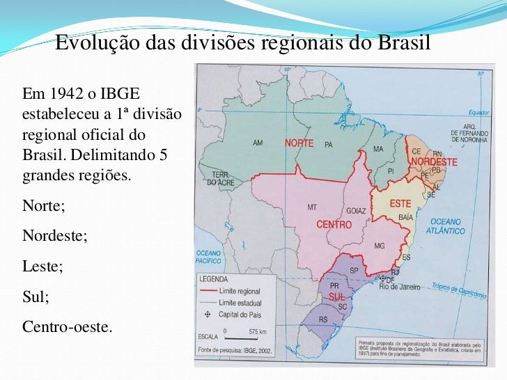 GEOGRAFIA as principais formas de regionalizar o Brasil