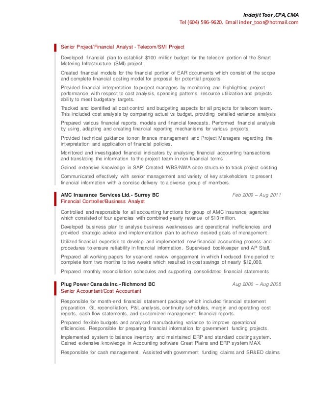 Inderjit Toor - Resume and Cover Letter Linkedin Inderjit Toor - Resume and Cover Letter Linkedin