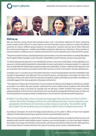 Bridging the diversity gap in Clinical Trials | PDF