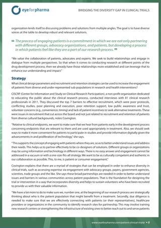 Bridging the diversity gap in Clinical Trials | PDF