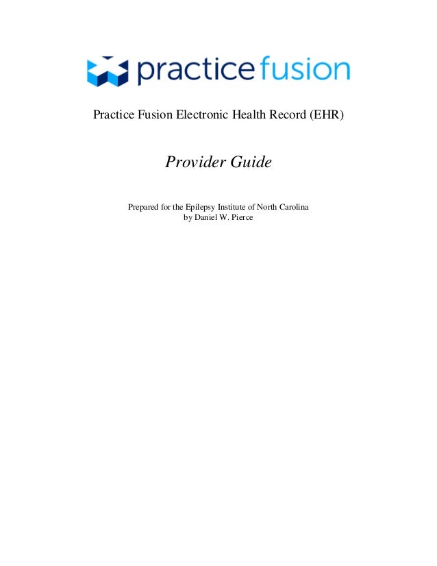 practice fusion ehr provider guide practice fusion