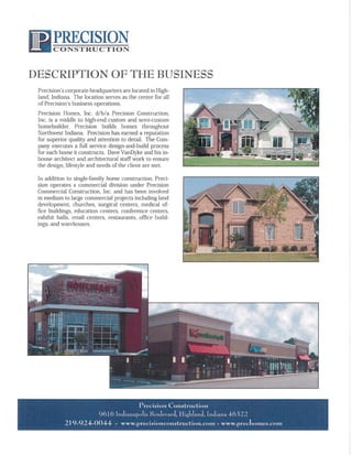 Precision Residential Comercial Entities