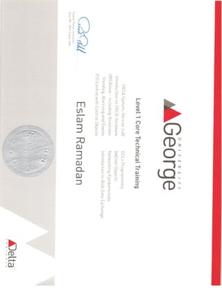 Delta Training Certificate | PDF