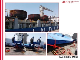 LASHING ON BARGE
 