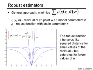 Fitting and Matching in the Computer Vision | PDF
