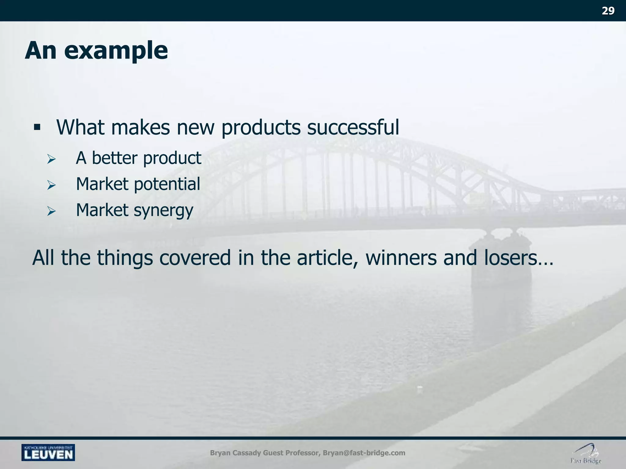Bryan Cassady Guest Professor, Bryan@fast-bridge.com
 