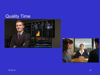 05/24/16 62
Quality Time
 