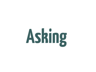 Asking
 