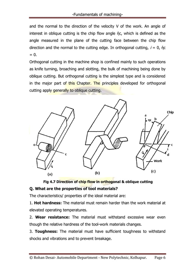 4 fundamentals of machining | PDF